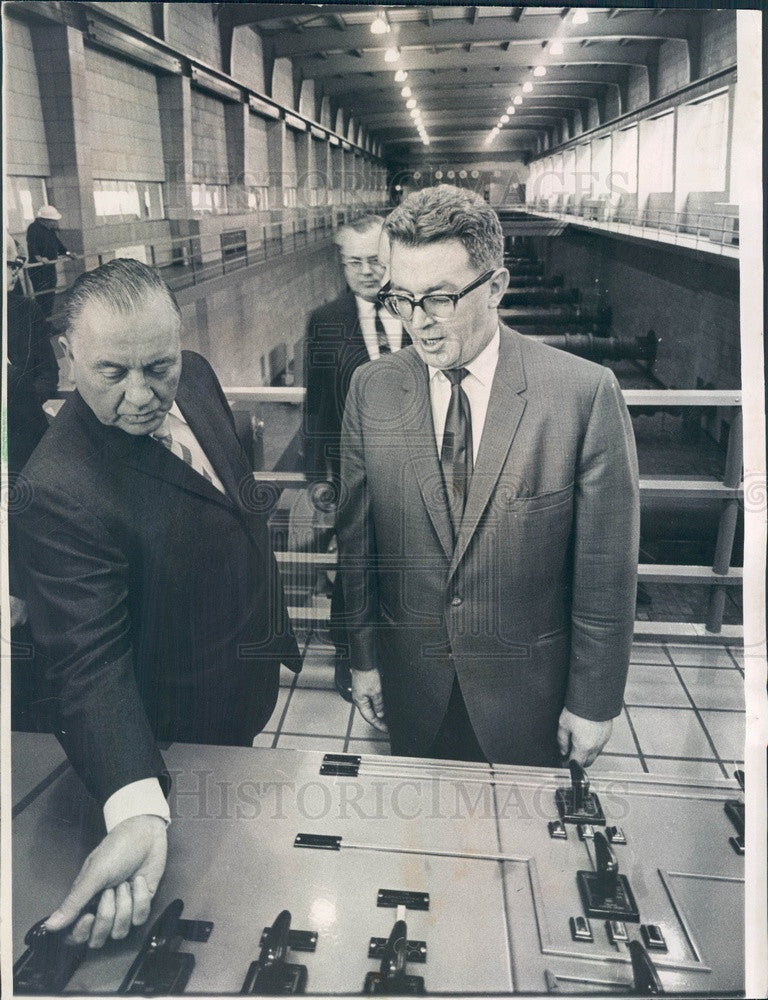 1967 Chicago, Illinois South Water Filtration Plant Dedication Press Photo - Historic Images