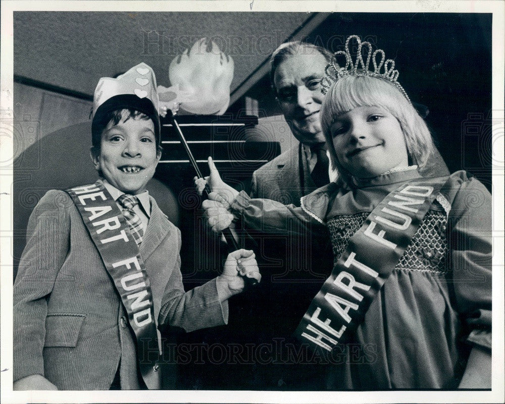 1982 Chicago, Illinois Heart Fund Prince & Princess Press Photo - Historic Images