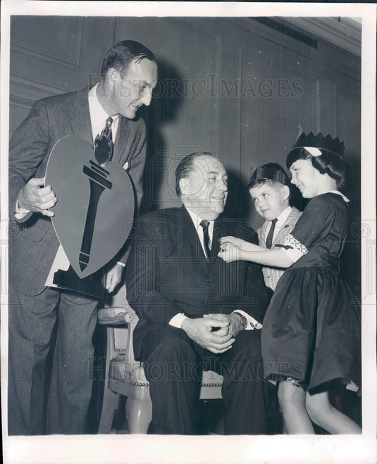 1963 Chicago, Illinois Heart Fund Prince & Princess Press Photo - Historic Images