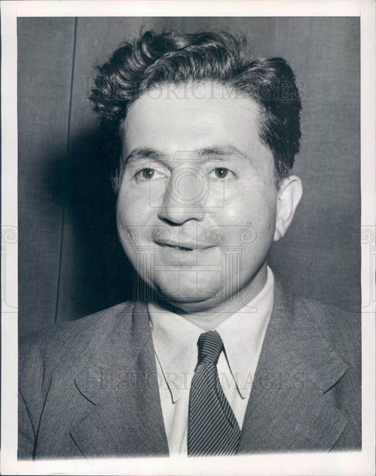 1945 Pulitzer Prize Winning War Correspondent Ira Wolfert Press Photo - Historic Images