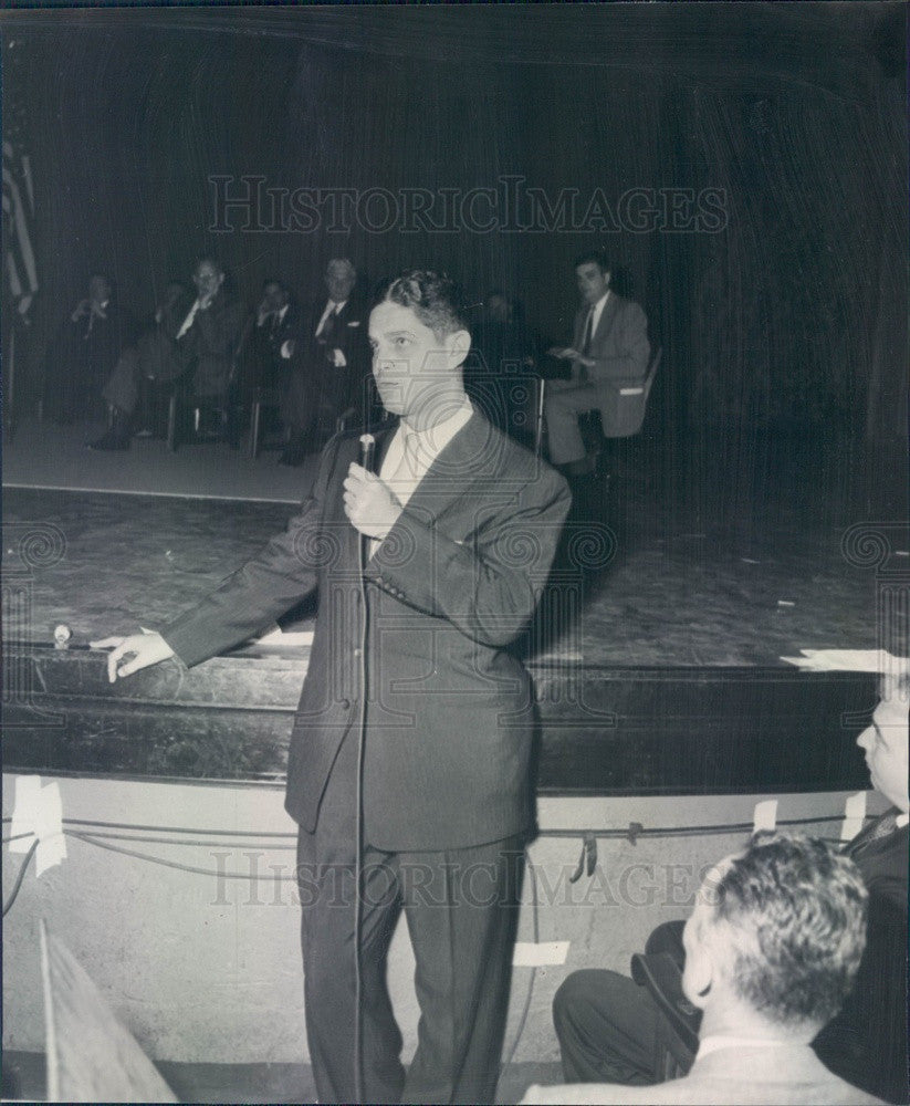 1955 Wall Street Financier Louis Wolfson Press Photo - Historic Images