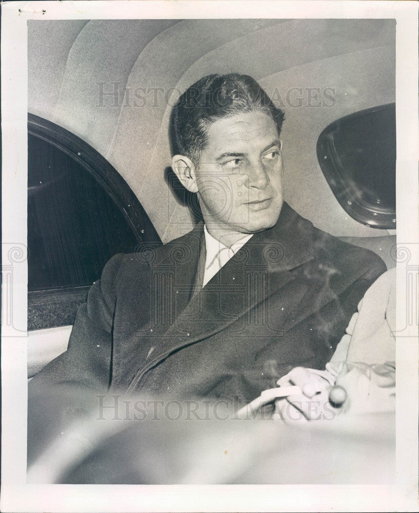 1954 Wall Street Financier Louis Wolfson Press Photo - Historic Images
