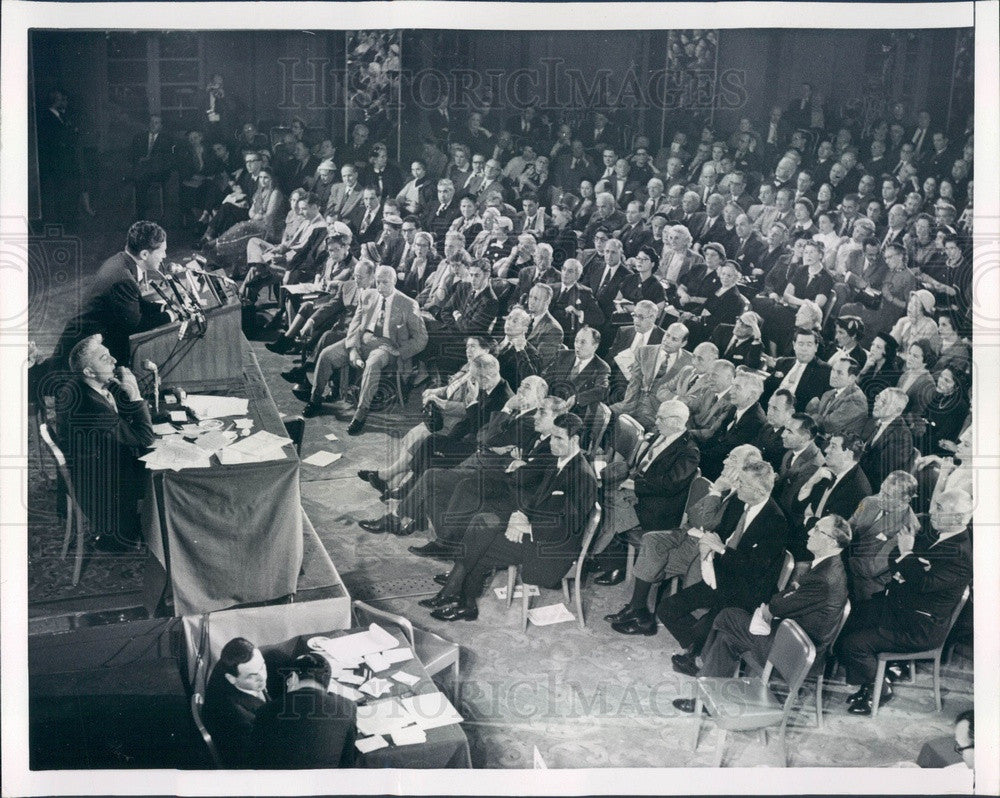 1955 Wall Street Financier Louis Wolfson Press Photo - Historic Images