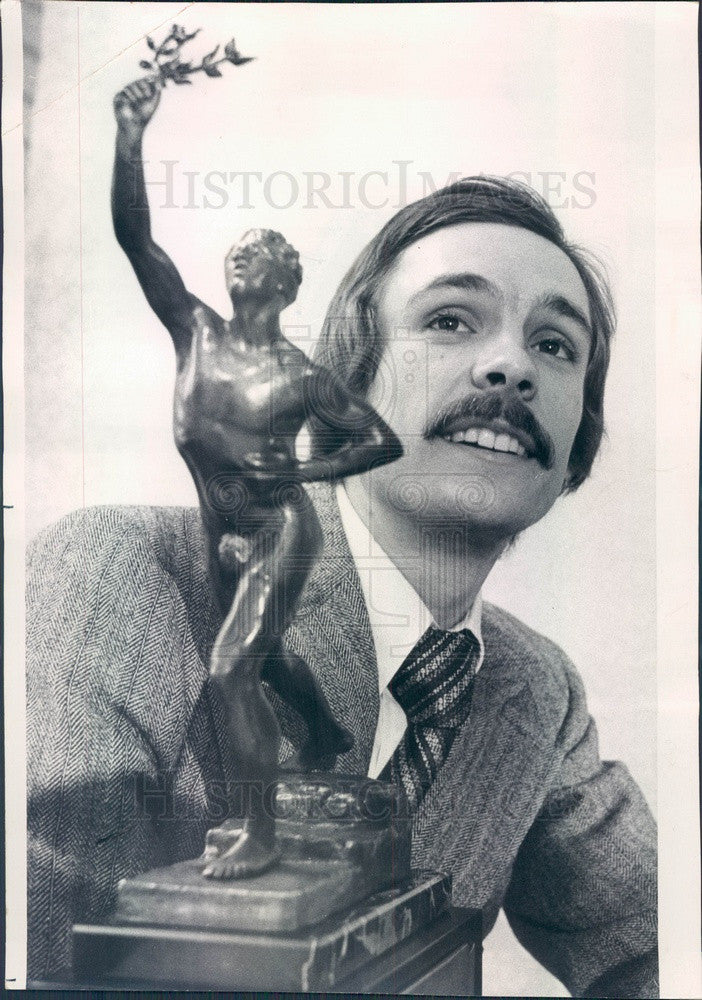 1975 Olympic Runner Rick Wohlhuter, Sullivan Award Winner Press Photo - Historic Images