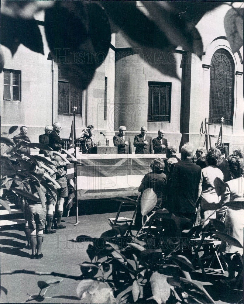 1967 Chicago, Illinois Elks Magazine Building Dedication Press Photo - Historic Images