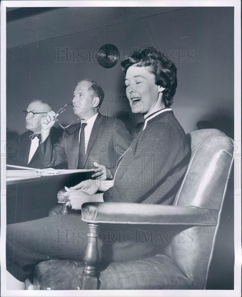 1962 Detroit, Michigan Taxi Dancer Betty Gibbs Press Photo - Historic Images