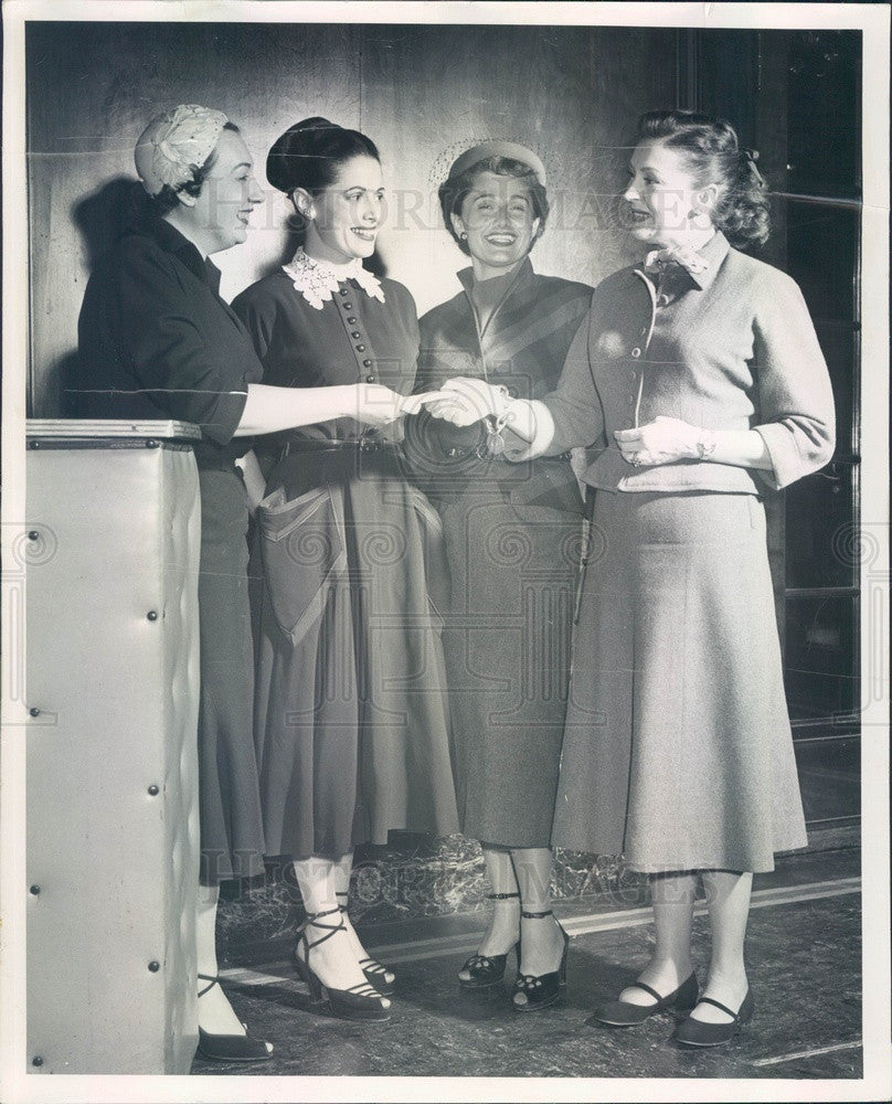 1953 Chicago, Illinois Actress Nancy Kelly Press Photo - Historic Images