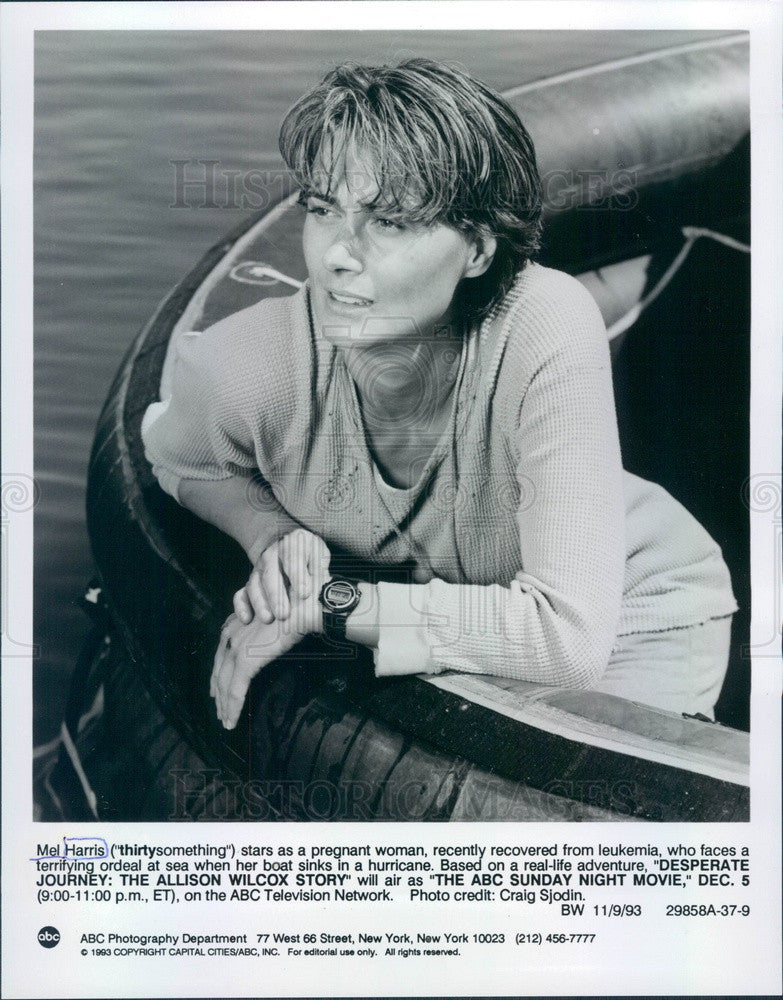 1993 Actress Mel Harris Press Photo - Historic Images
