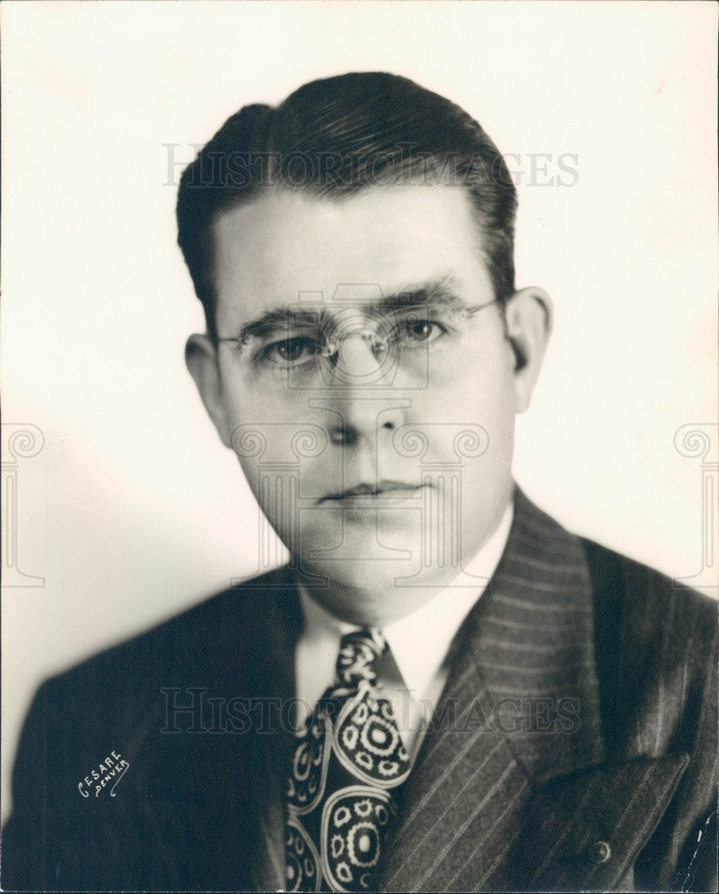 1949 Denver, Colorado Judge Ed Day Press Photo - Historic Images