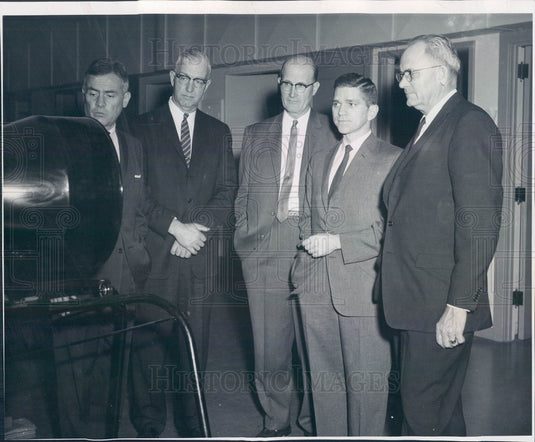 1961 Colorado University President Quigg Newton, Albert Smith Press Photo - Historic Images