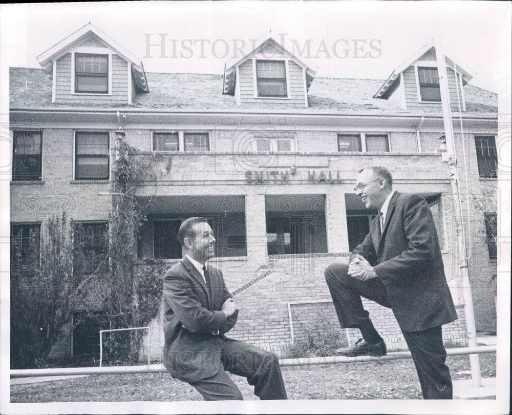 1963 Denver, Colorado Junior College President ES French &amp; Dean Press Photo - Historic Images