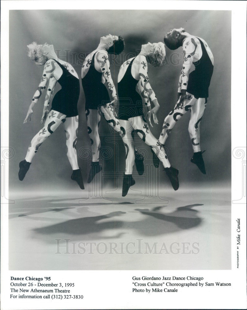 1995 Gus Giordano Jazz Dance Chicago Press Photo - Historic Images