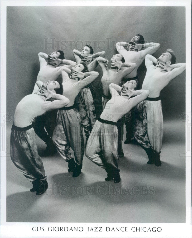 1989 Gus Giordano Jazz Dance Chicago Press Photo - Historic Images