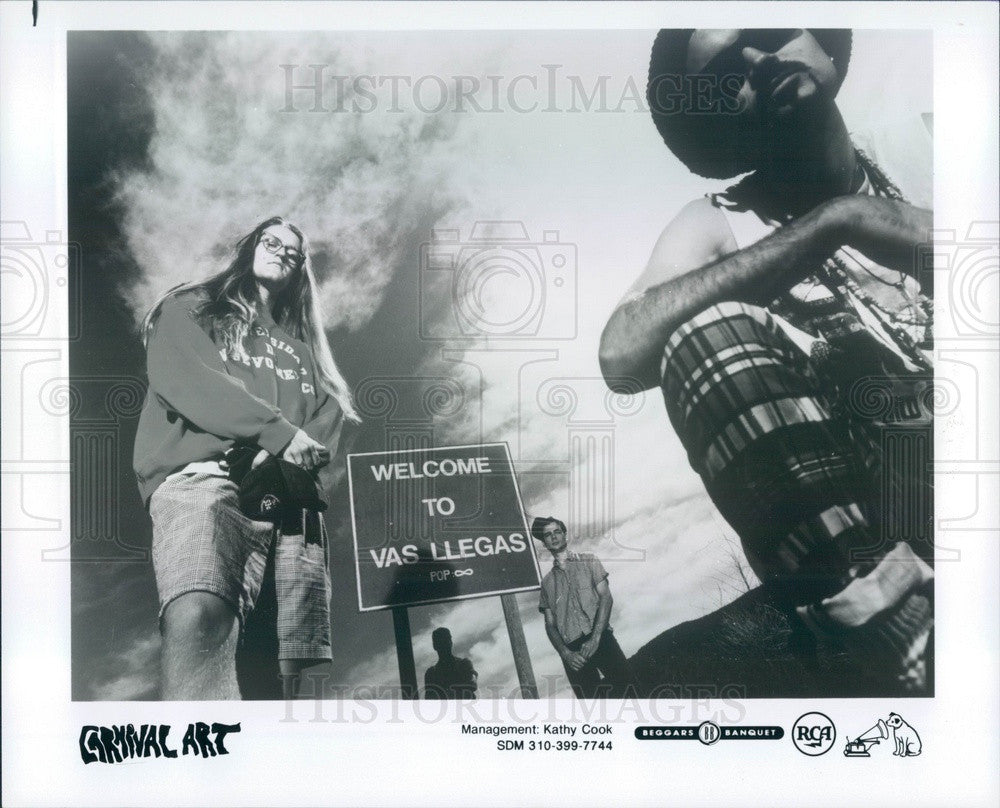 1993 Alternative Rock Band Carnival Art Press Photo - Historic Images