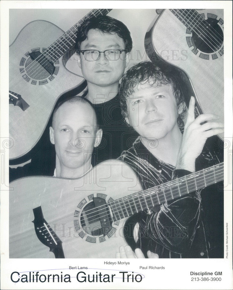 Undated Guitar Band California Guitar Trio Press Photo - Historic Images