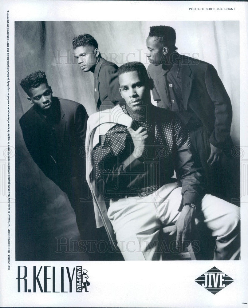 1993 Rhythm &amp; Blues Singer R Kelly &amp; Hip Hop Public Announcement Press Photo - Historic Images