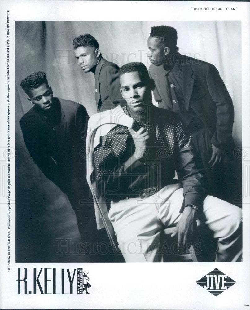 1993 Rhythm & Blues Singer R Kelly & Hip Hop Public Announcement Press Photo - Historic Images