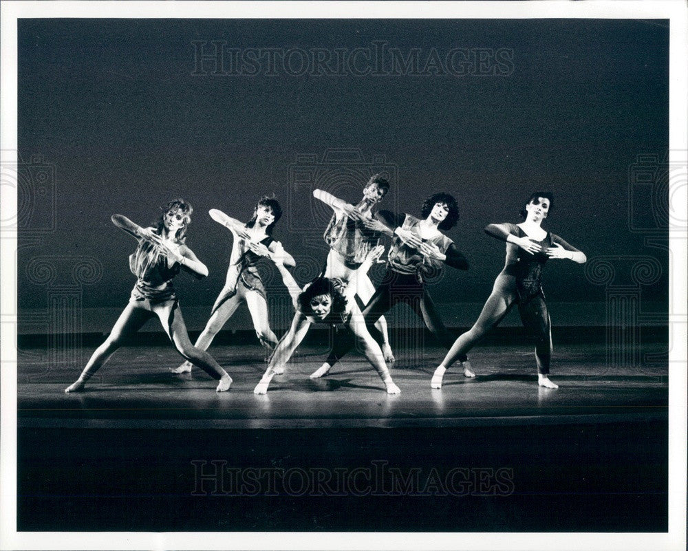 1990 Wayne State University Dance Company Press Photo - Historic Images