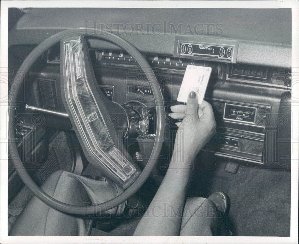 1978 Auto Keycon, Computerized Security System Press Photo - Historic Images