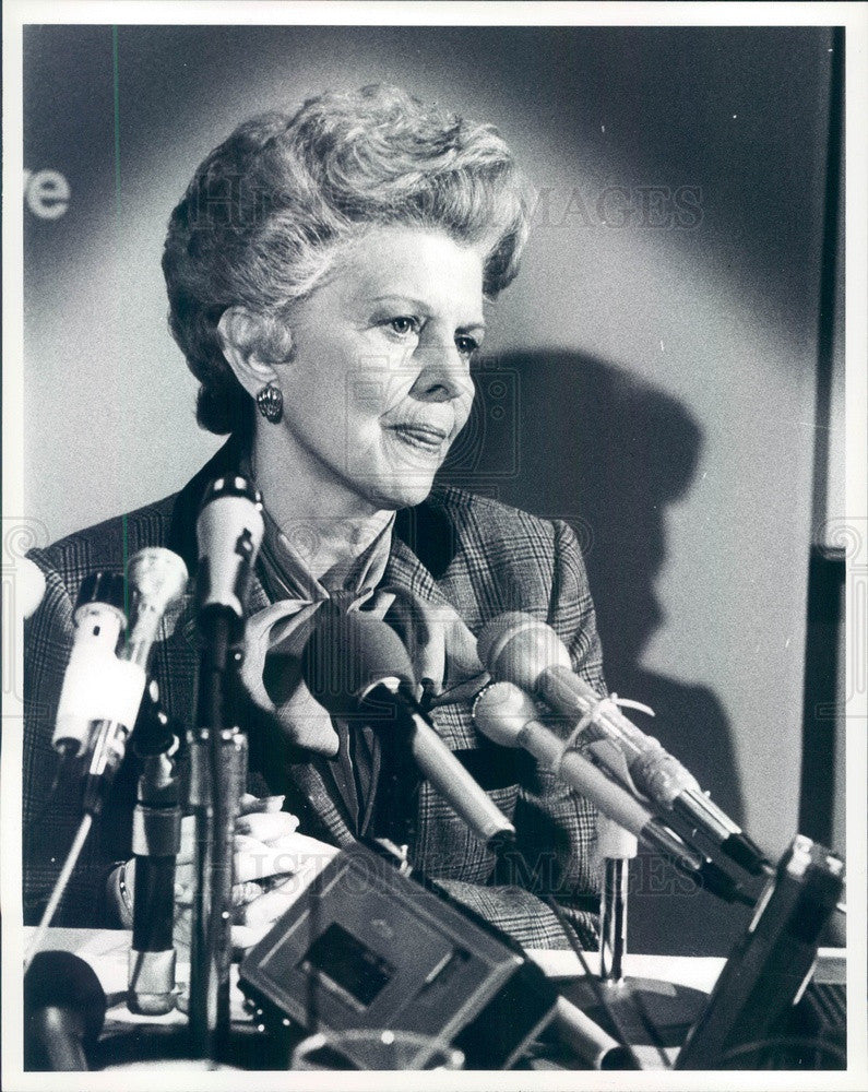 1981 US First Lady Betty Ford Press Photo - Historic Images