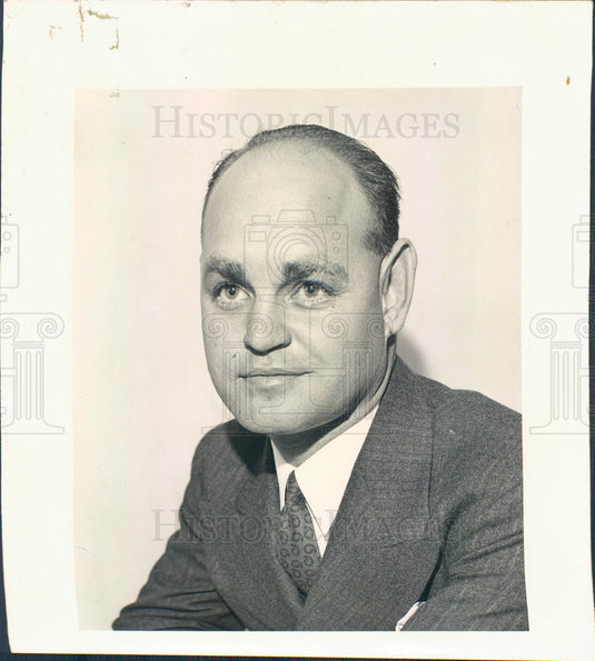 1943 Chicago Sun Cartoonist Charles Warner Press Photo - Historic Images