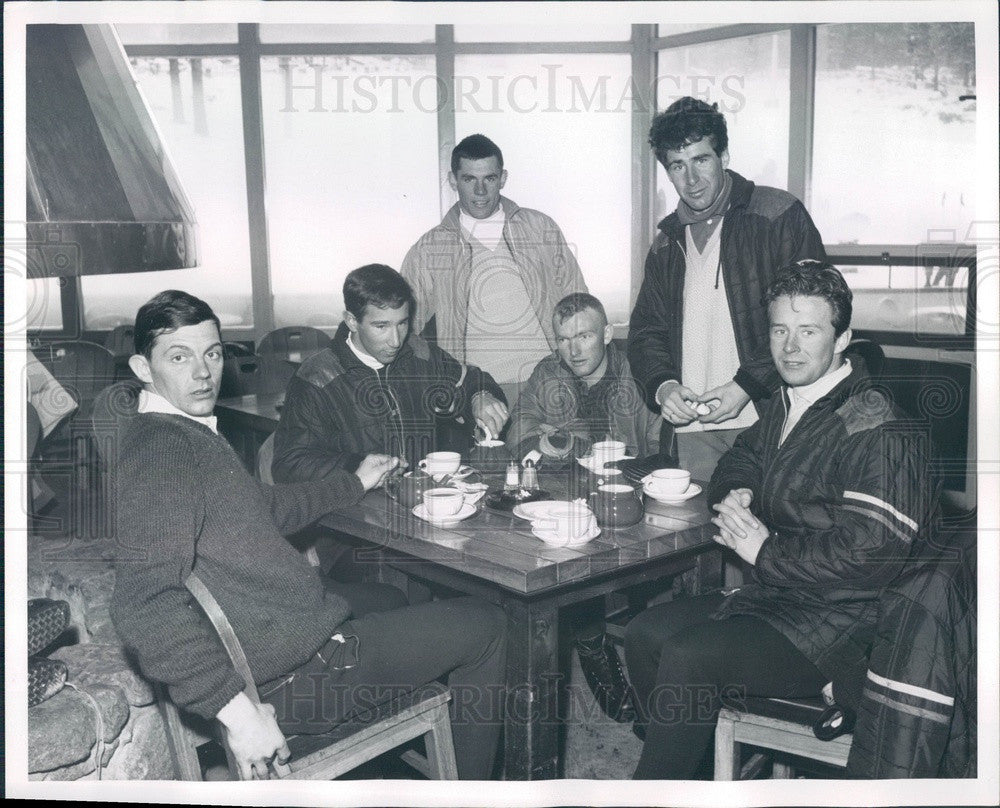 1963 Colorado Denver University Ski Team Press Photo - Historic Images