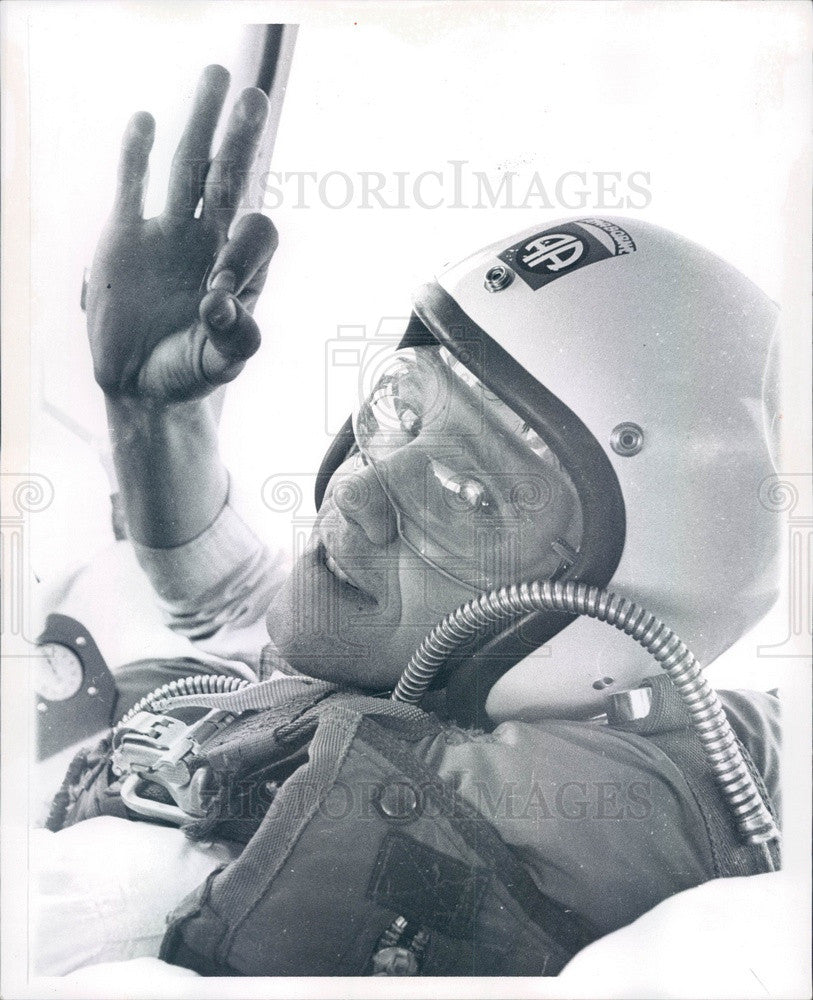 1961 All American Sport Parachute Team Press Photo - Historic Images