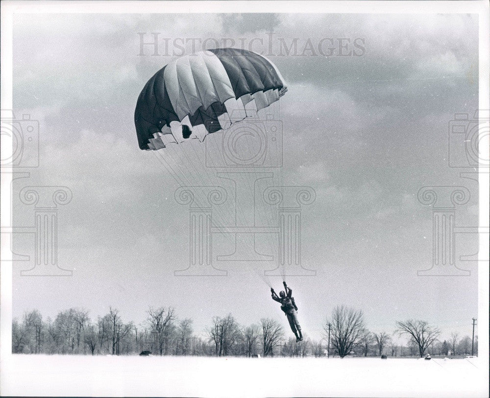 1961 All American Sport Parachute Team Press Photo - Historic Images