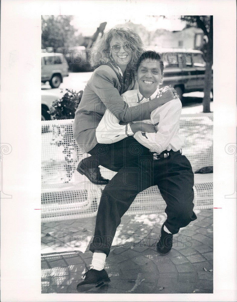 1988 Denver, Colorado Daniels Cable Best Friends Max Martinez Press Photo - Historic Images