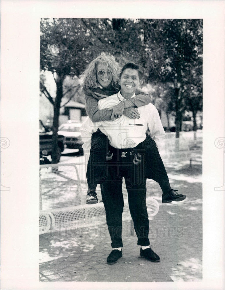 1988 Denver, Colorado Daniels Cable Best Friends Max Martinez Press Photo - Historic Images