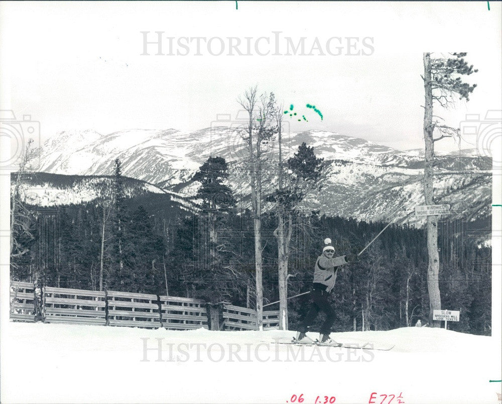 1983 Denver, Colorado The Denver Post Outdoors Writer Charlie Meyers Press Photo - Historic Images