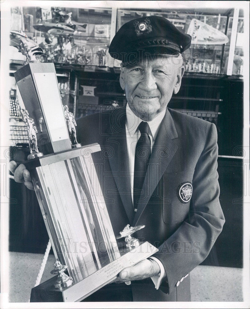 1963 Detroit, Michigan Motor Boat Racer James Meehan Press Photo - Historic Images