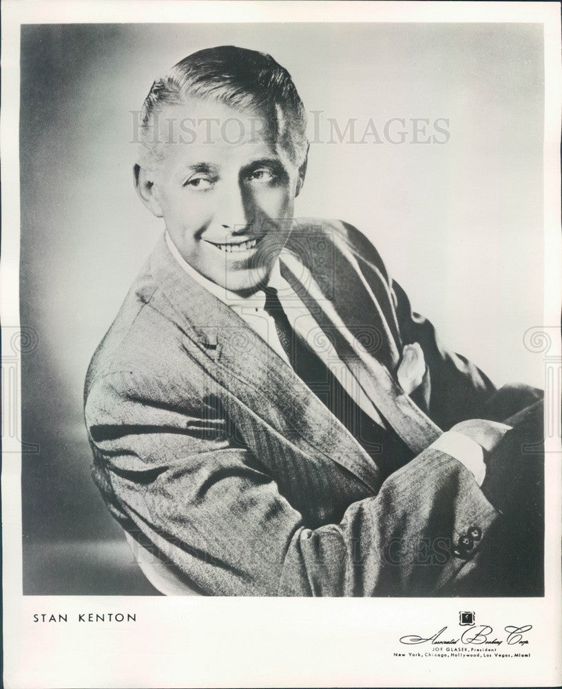 1962 Orchestra Leader Stan Kenton Press Photo - Historic Images