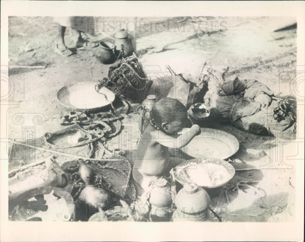 1936 Somalia Hungry Youngster Press Photo - Historic Images