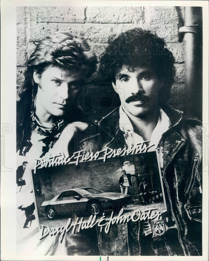 1984 Musicians Daryl Hall &amp; John Oates Press Photo - Historic Images