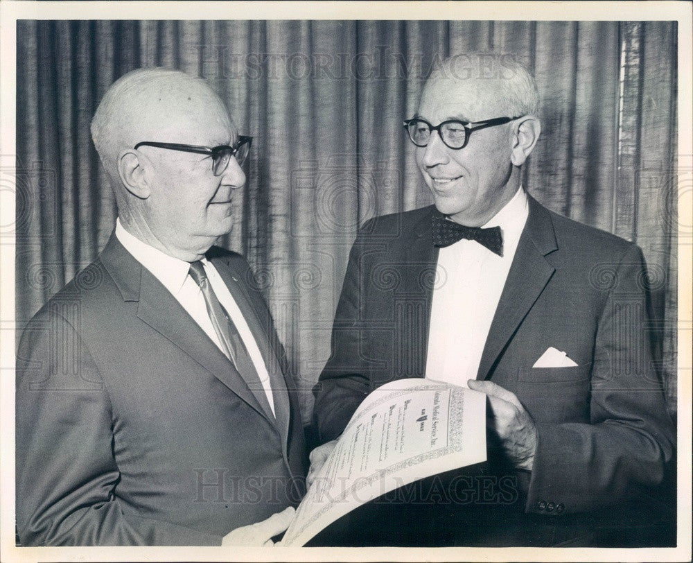 1967 Colorado Blue Shield Board Member Dr. FA Humphreys Press Photo - Historic Images