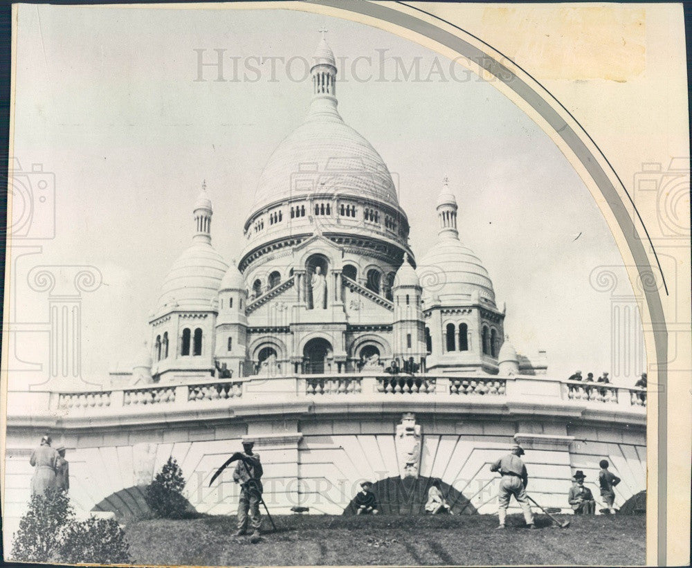 1930 Paris, France Sacre Coeur Church Press Photo - Historic Images