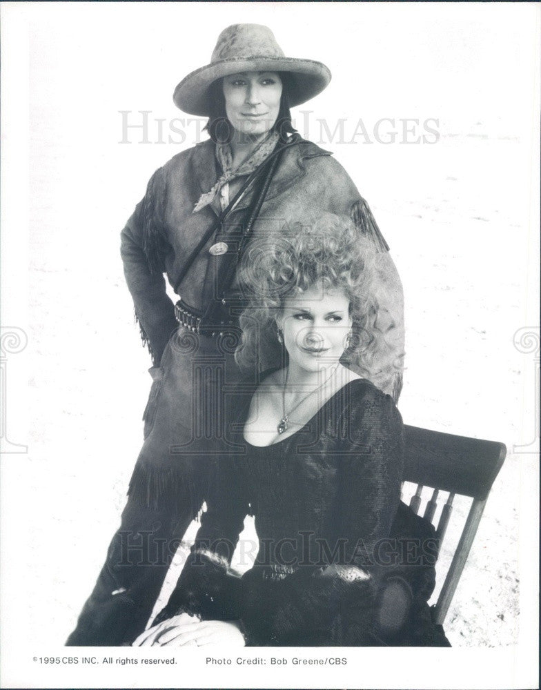 1995 American Hollywood Actors Anjelica Huston/Melanie Griffith Press Photo - Historic Images