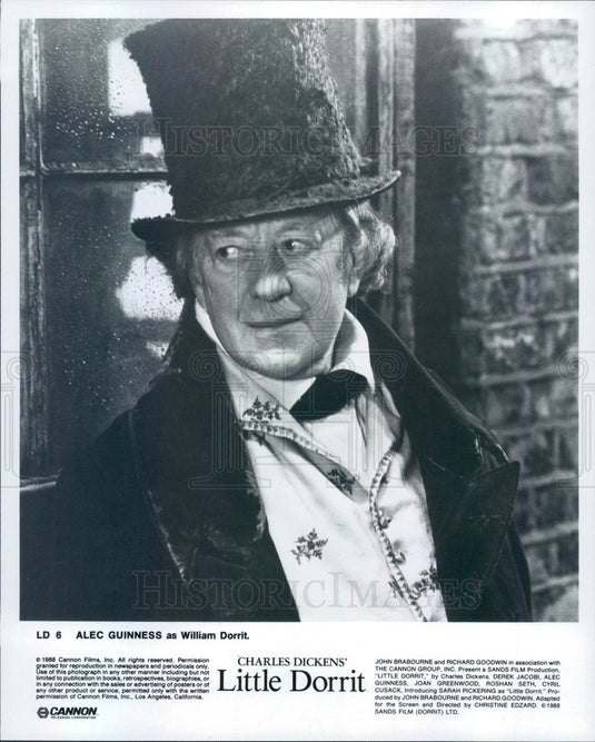 1988 English Actor & Movie Star Alec Guinness in Little Dorrit Press Photo - Historic Images