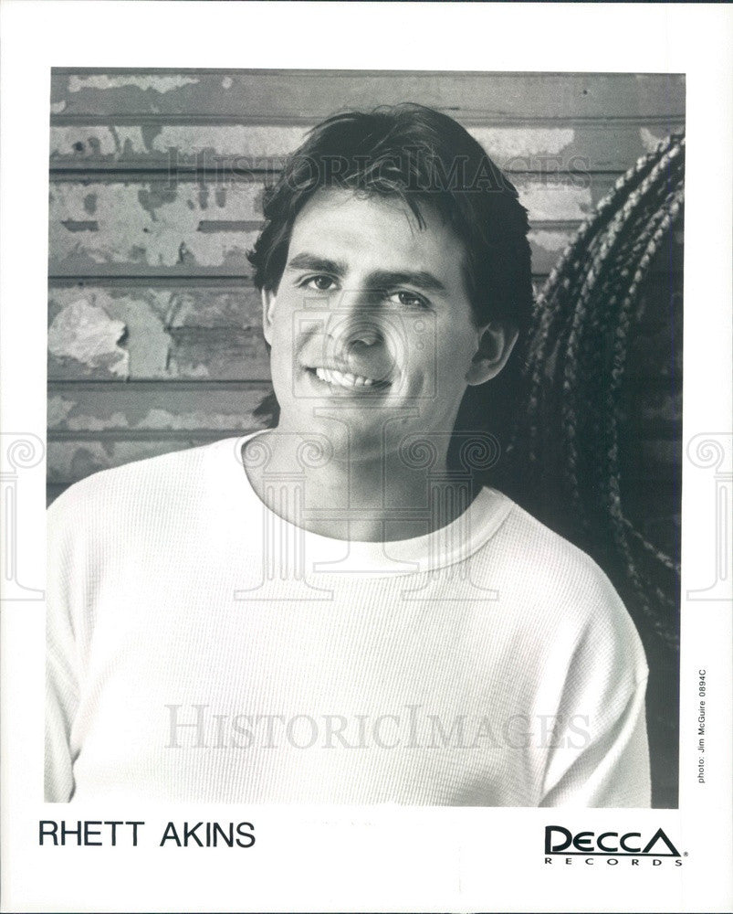 1995 American Country Music Singer Rhett Akins Press Photo - Historic Images