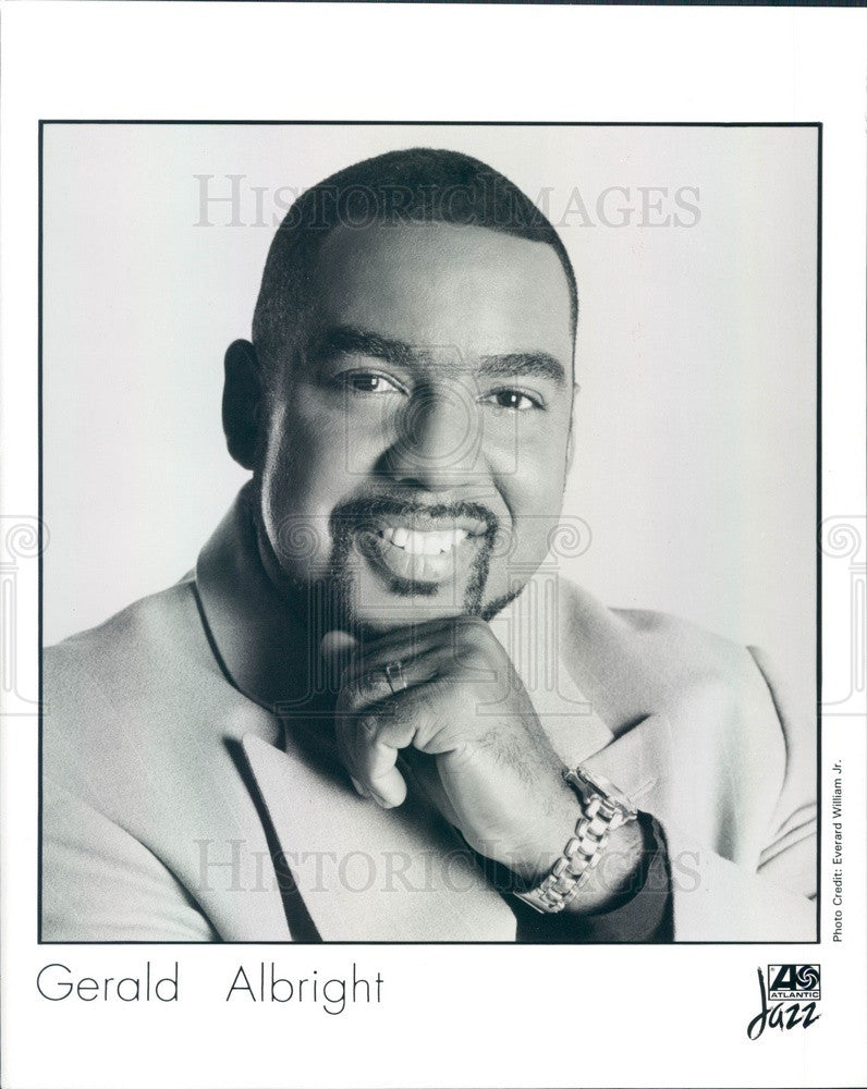 1996 American Jazz Saxophonist Gerald Albright Press Photo - Historic Images