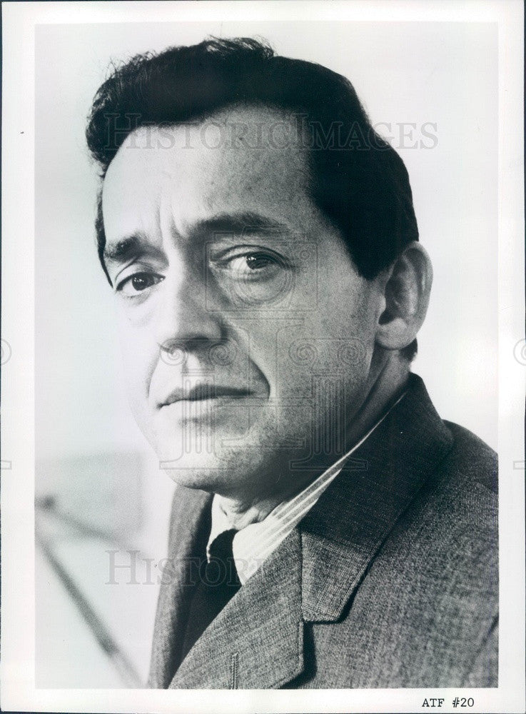 1965 American Hollywood Actor Charles Aidman Press Photo - Historic Images