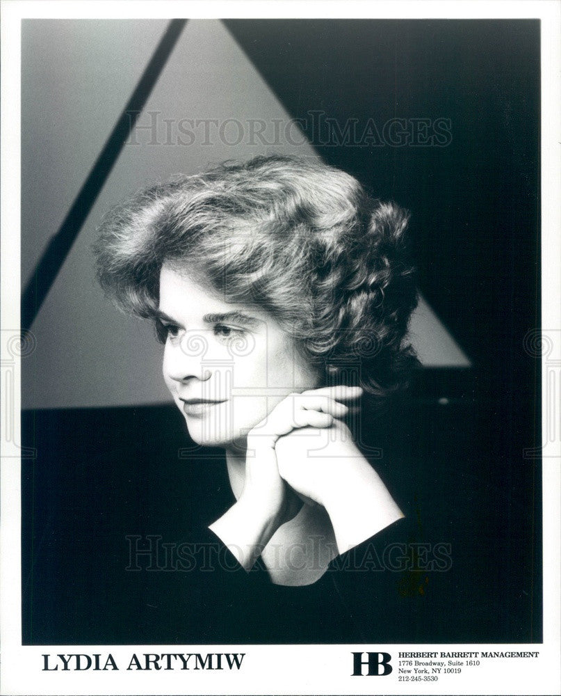 1995 American Concert Pianist Lydia Artymiw Press Photo - Historic Images