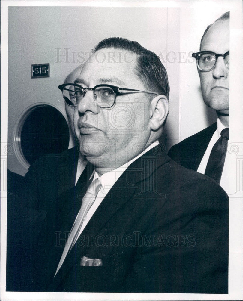 1961 Detroit, Michigan American Motors Exec Edward Cushman Press Photo - Historic Images