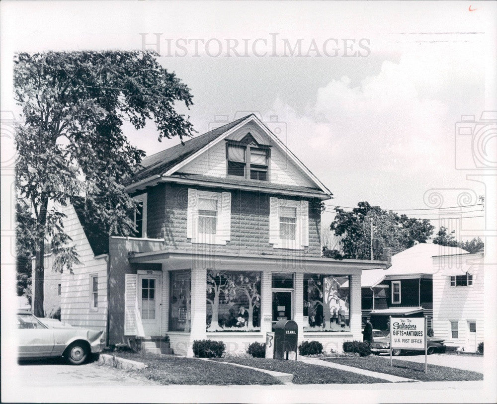 1970 Lansing, Michigan Gallagher's Gift Shop Press Photo - Historic Images