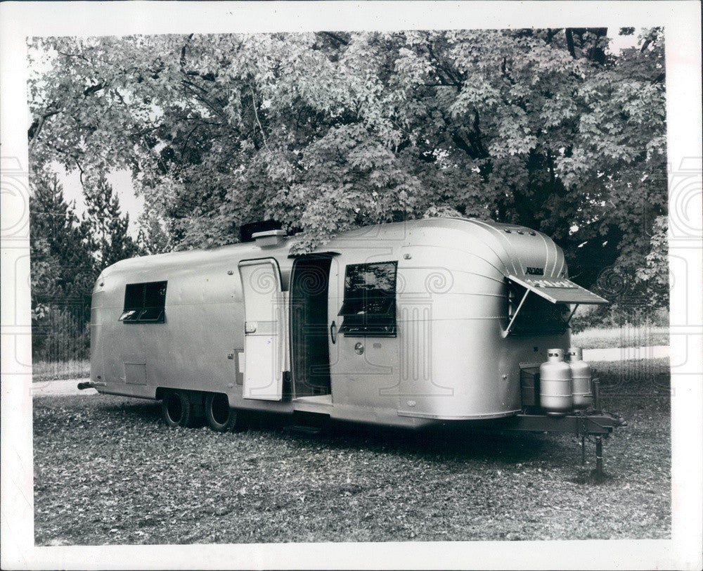 1969 Aluminum Travel Trailer Press Photo - Historic Images