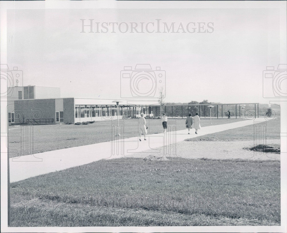 1961 Oakland County, Michigan Oakland University Student Center Press Photo - Historic Images