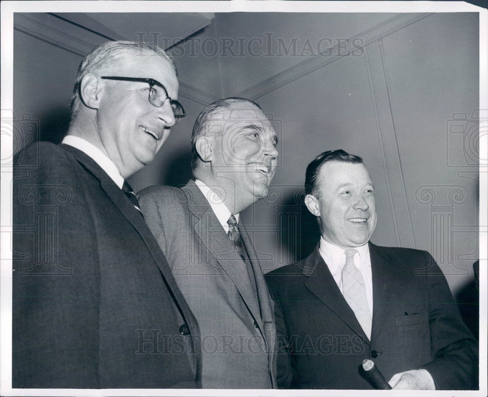 1957 Detroit, Michigan Chrysler President LL Colbert Press Photo - Historic Images