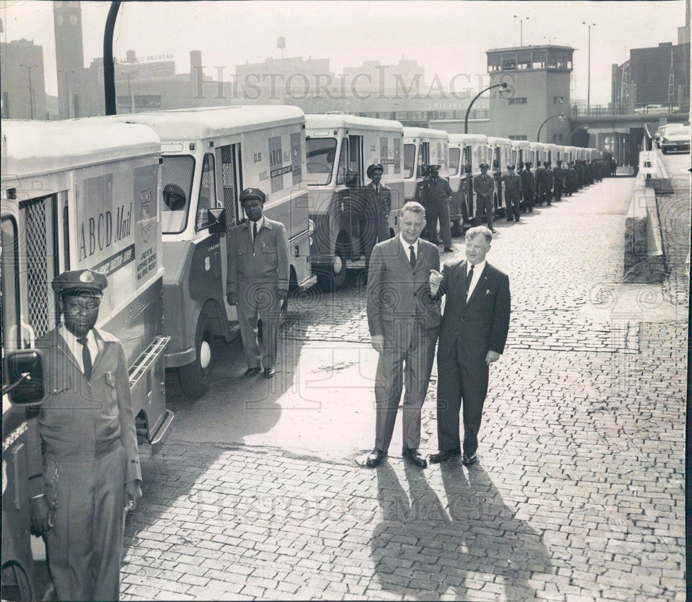 1962 Chicago, Illinois Postal Service ABCD Mail Delivery for Loop Press Photo - Historic Images