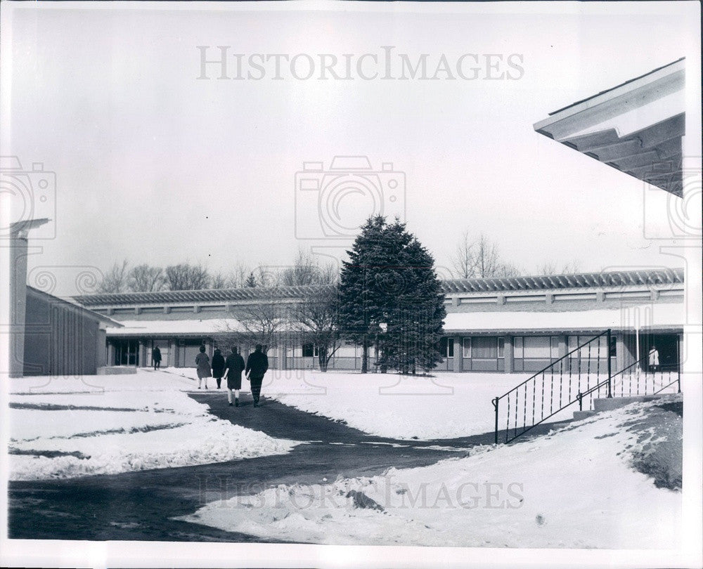 1963 Ann Arbor, Michigan Lutheran Concordia College Science Bldg Press Photo - Historic Images